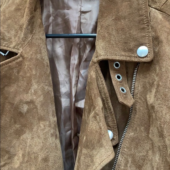 Real leather jacket - brown - Picture 2 of 5